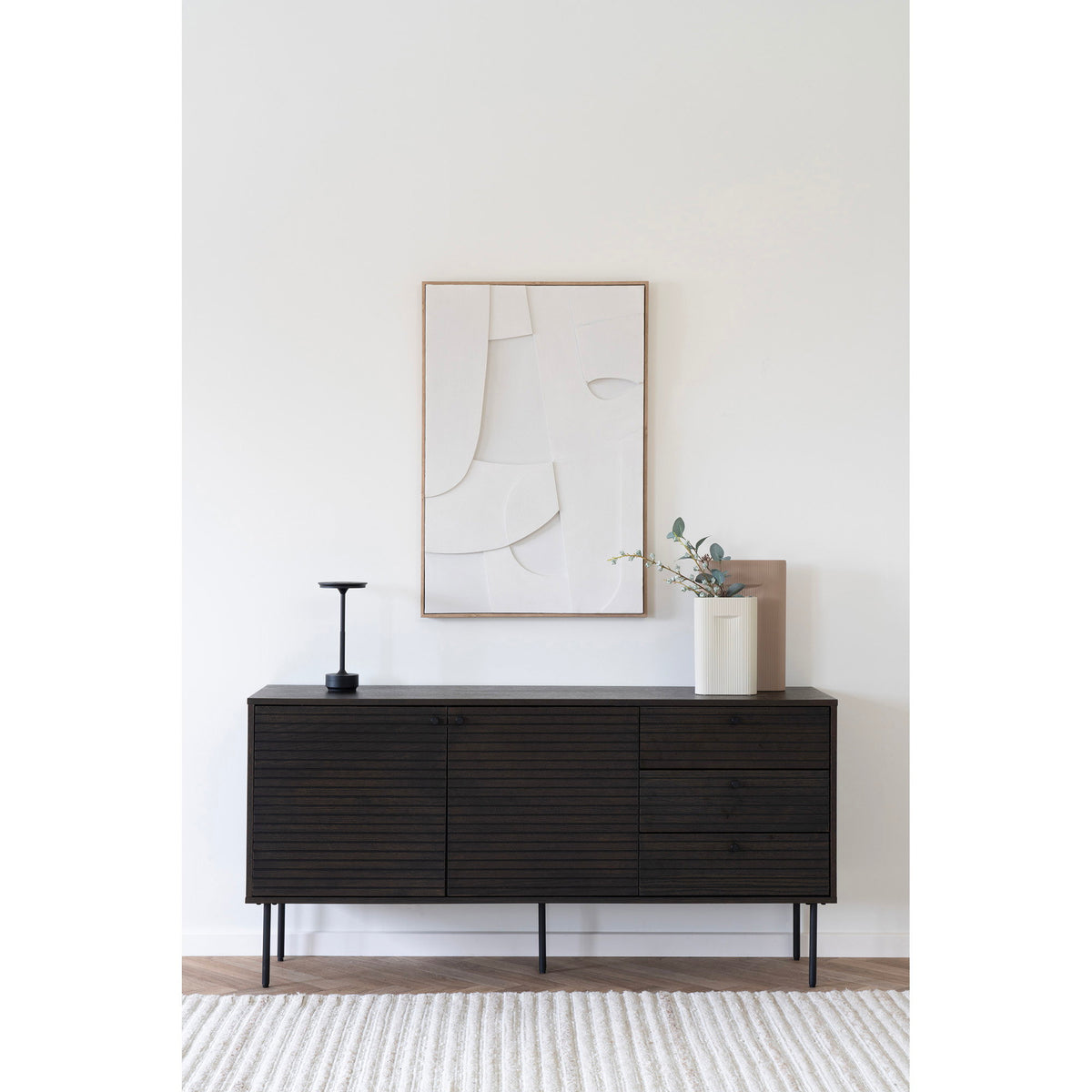
Lampada da tavolo di design ricaricabile «Lyneham» - Nero