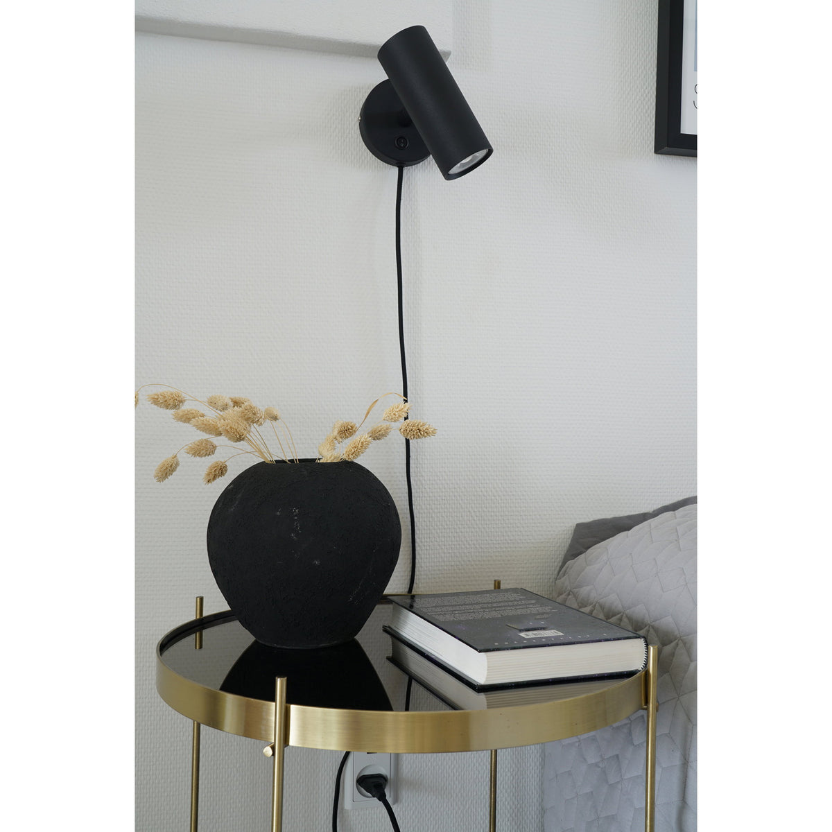 
Lampada da parete di design «Paris» - Nero