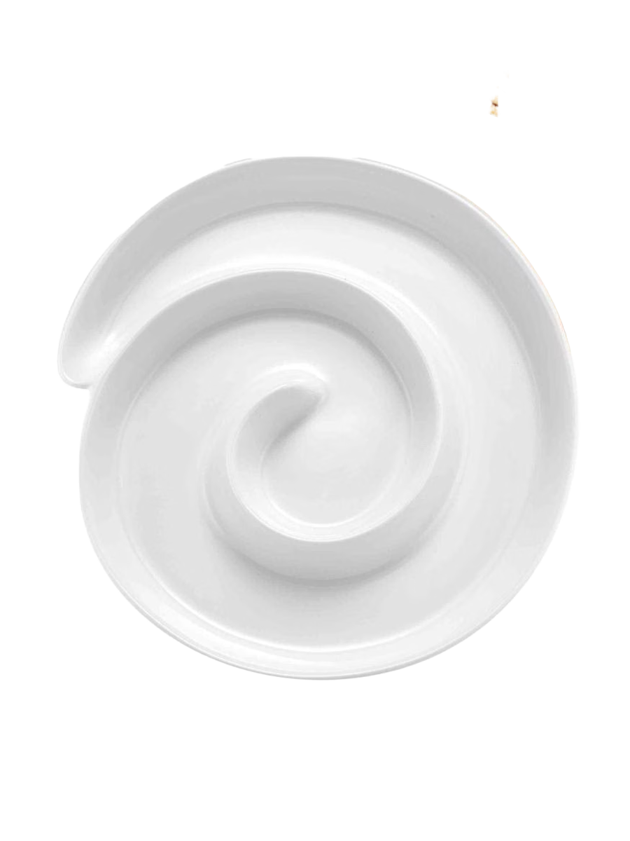 
Large serving platter "Serve & Share Spiral"
