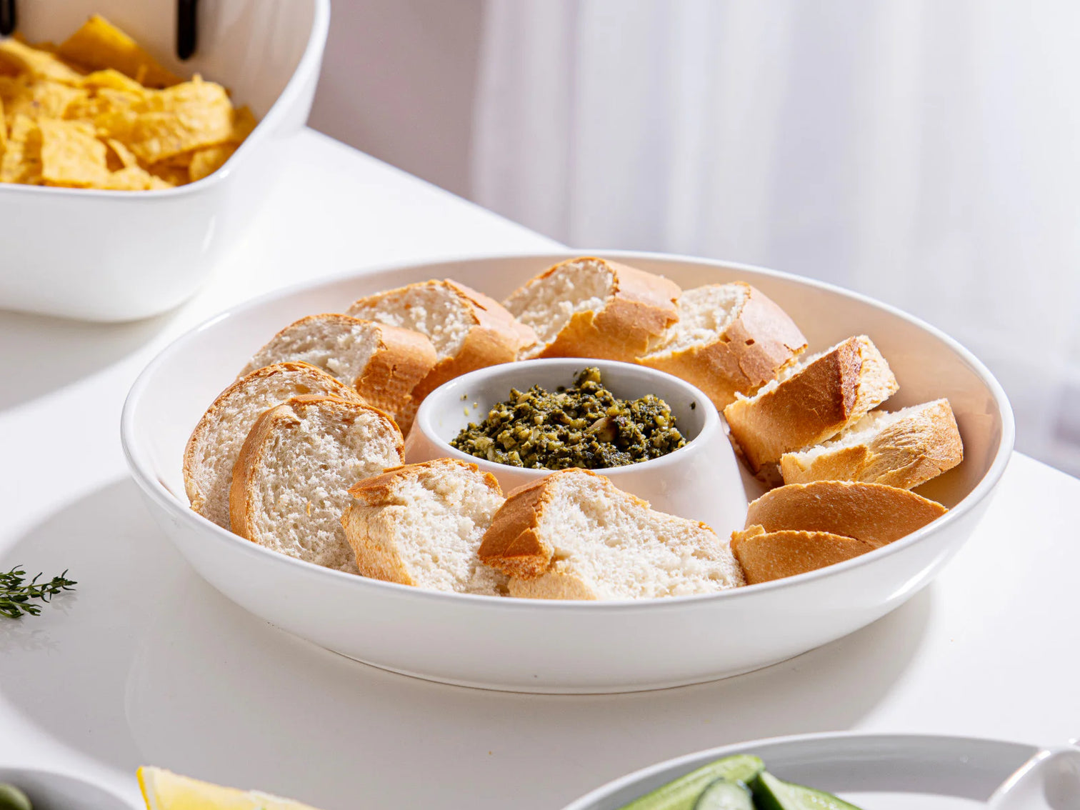 
Serving Plate "Chip & Dip"