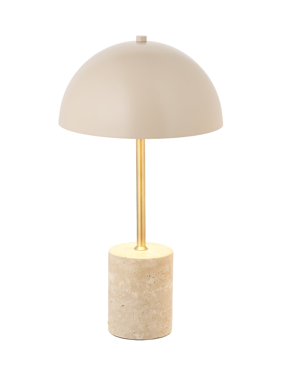 
Lampada da tavolo di design «Sheffield» con base in marmo
