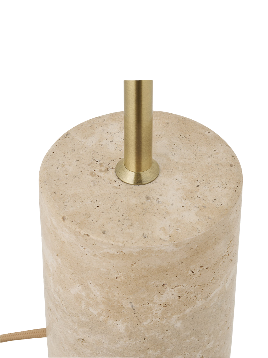 
Lampada da tavolo di design «Sheffield» con base in marmo