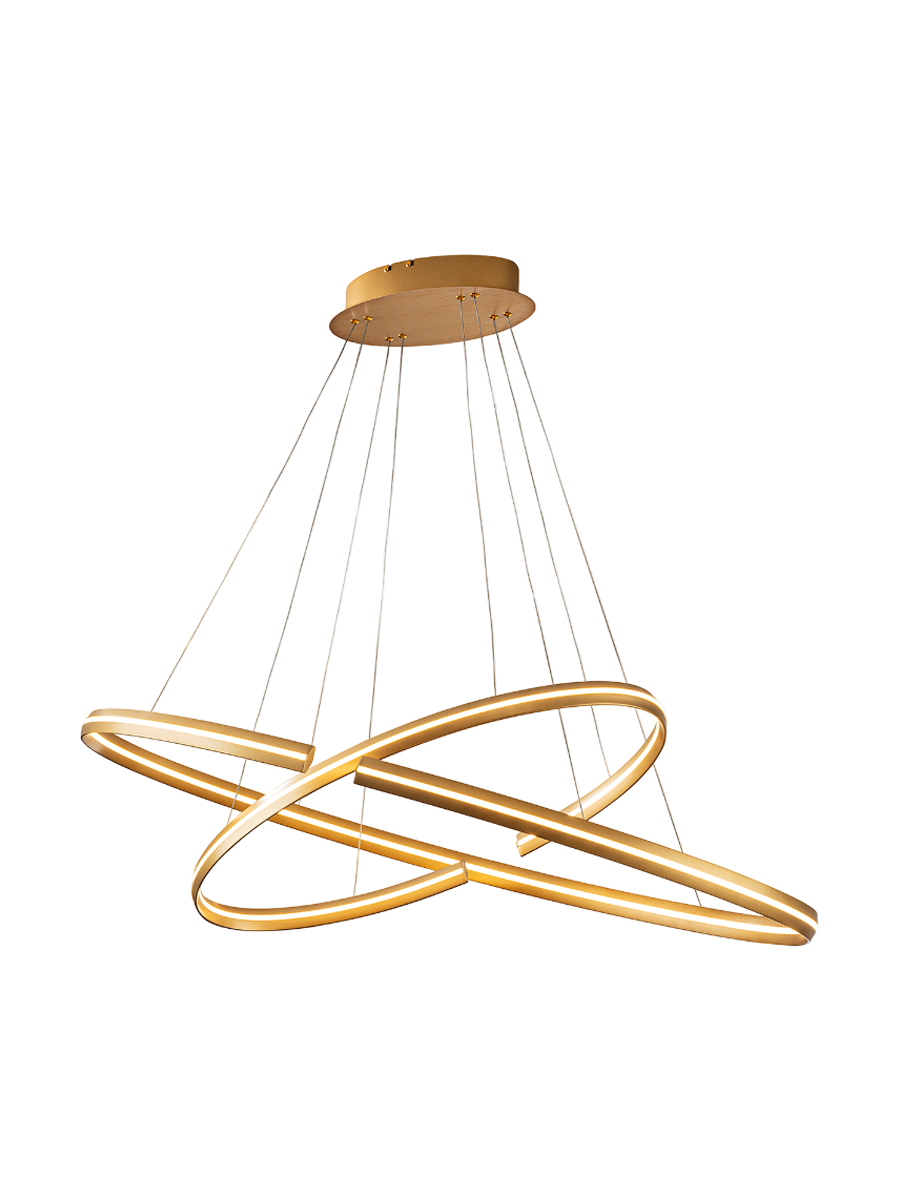 
Dimmable LED designer pendant light “Elipse II” with remote control
