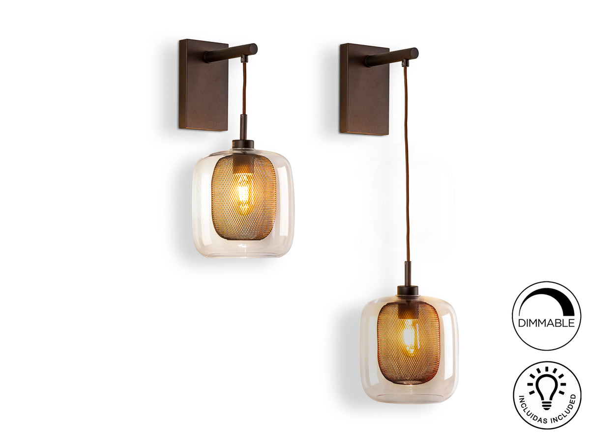 
LED designer wall light “Fox”
