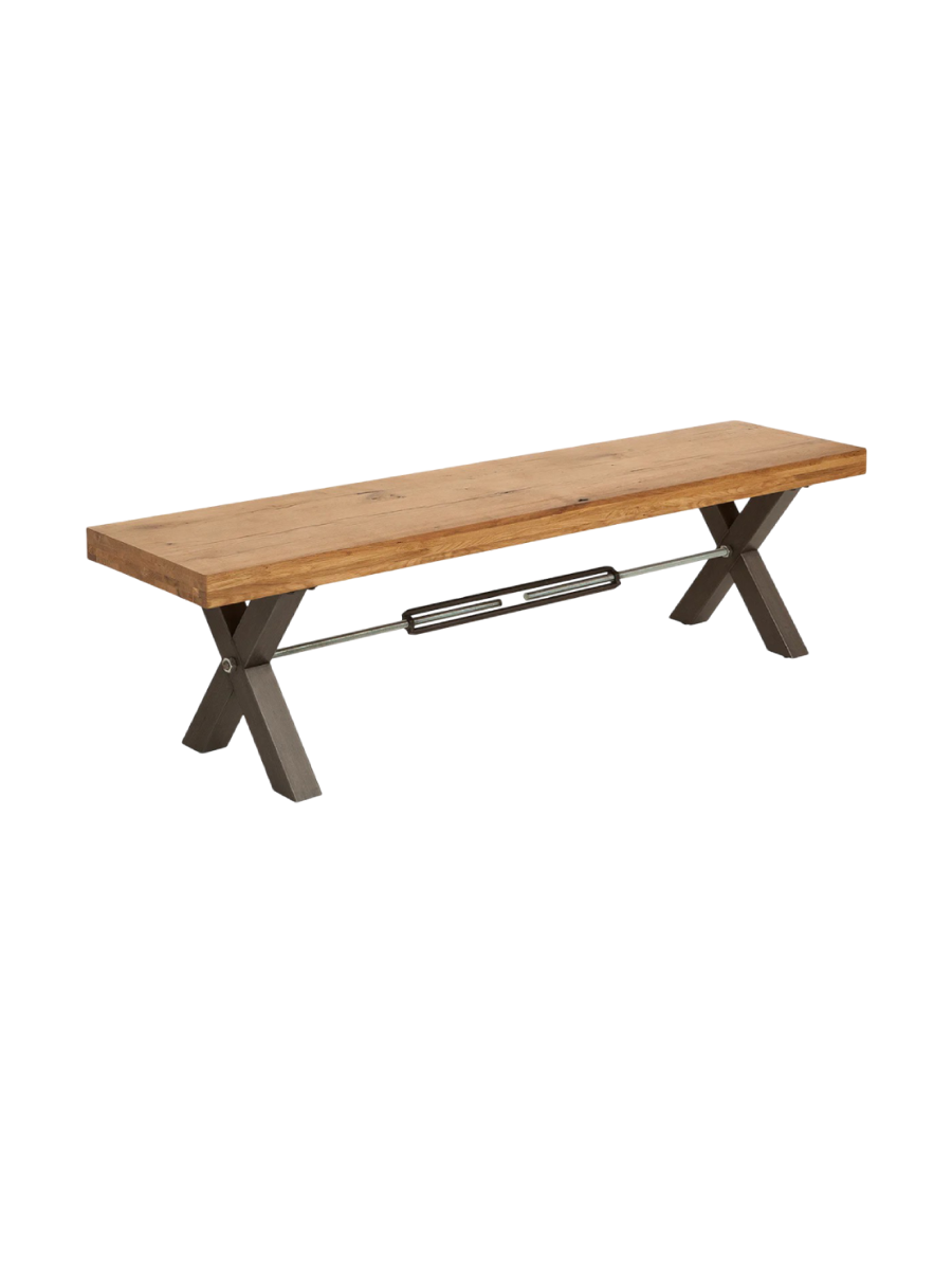 
Banc massif « Grand Thor » en chêne sauvage huilé