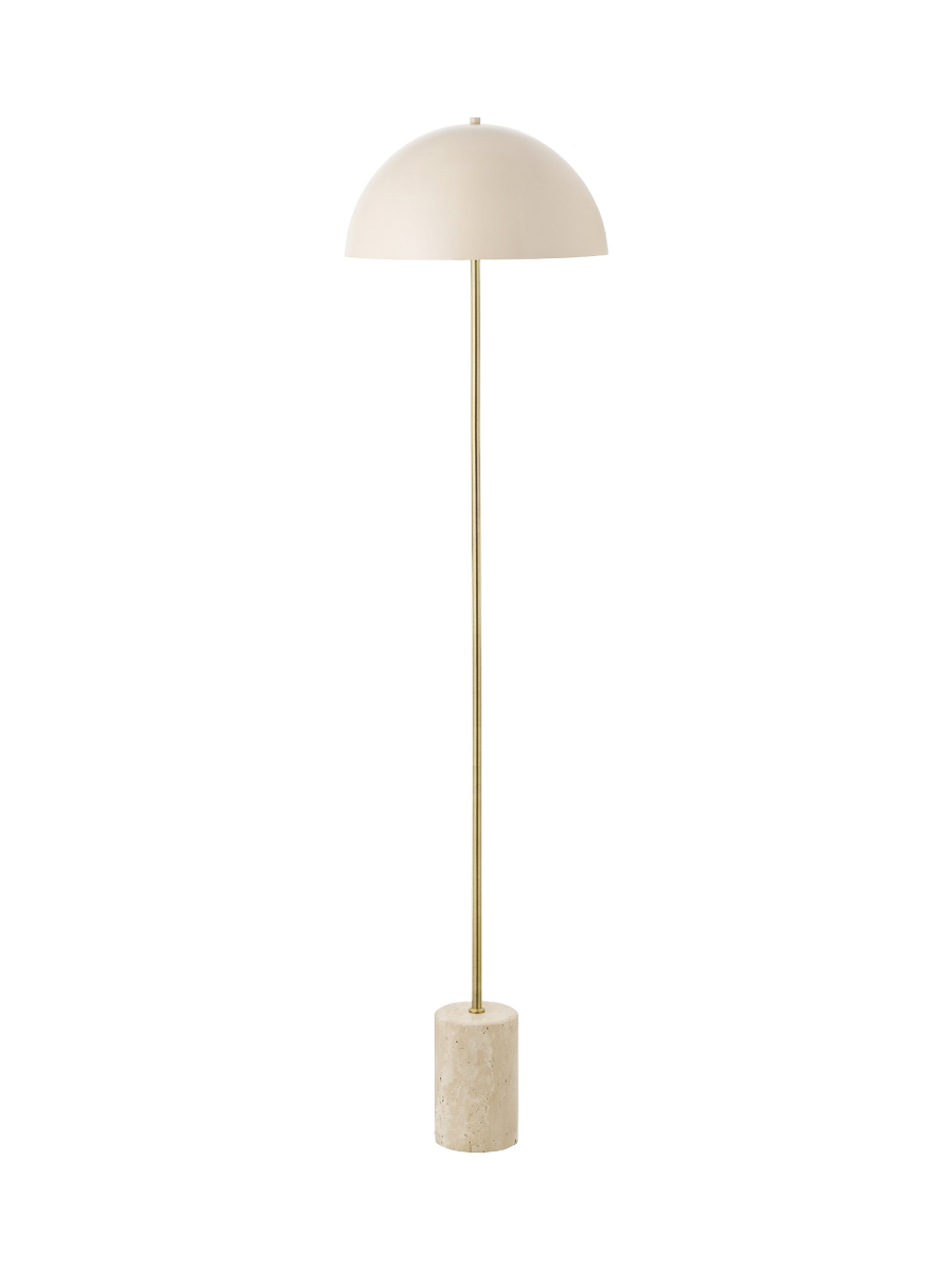 
Lampadaire design « Sheffield » avec socle en marbre