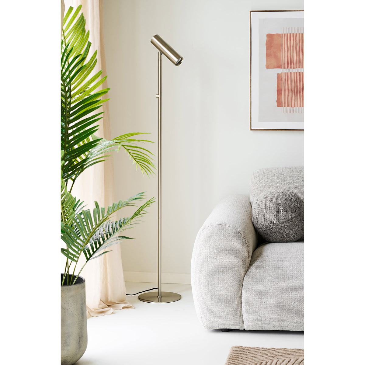 
Lampada da terra di design «Paris» - Argento
