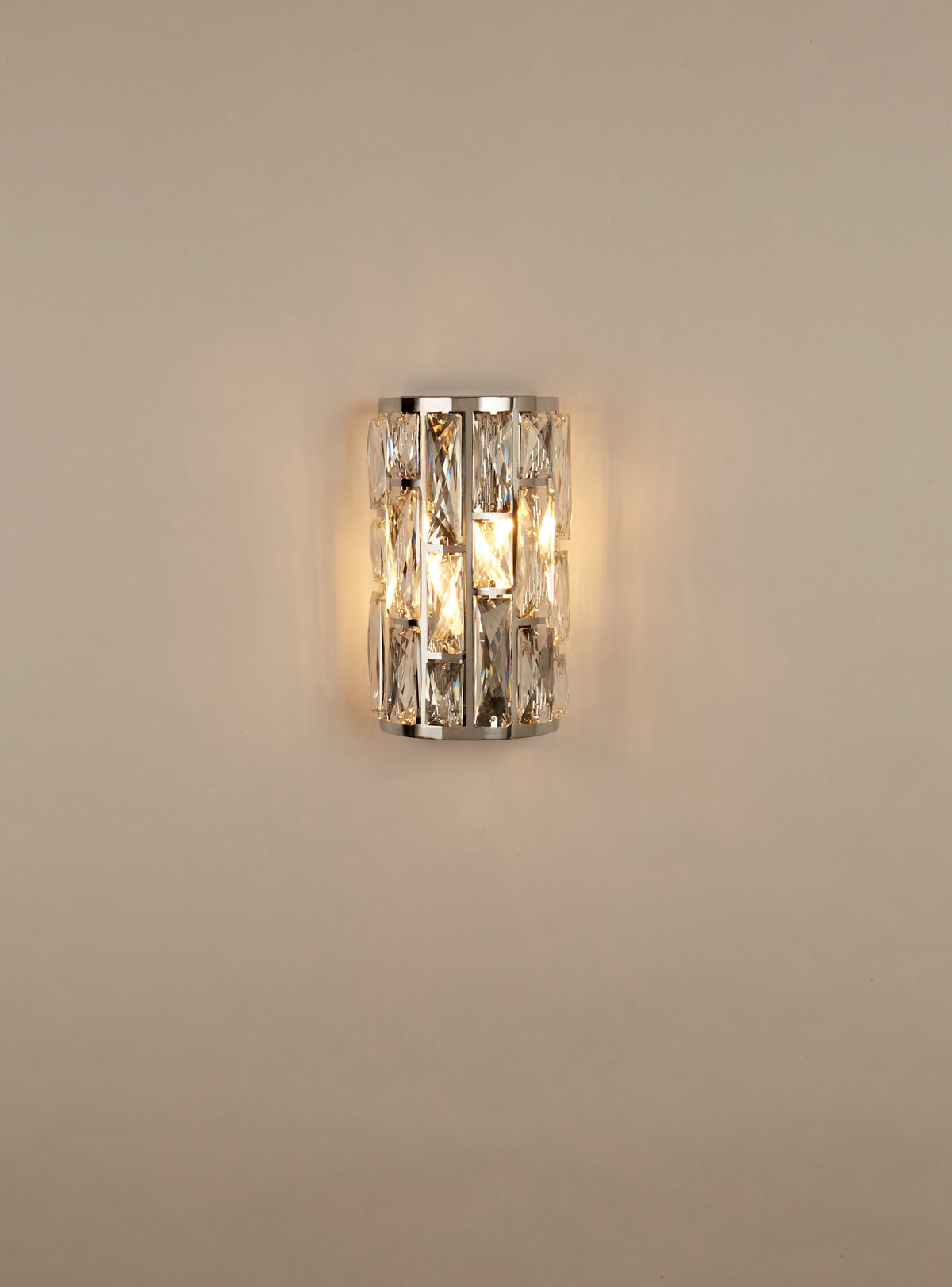 
Lampada da parete di design dimmerabile „Bijou“ - Argento/Trasparente