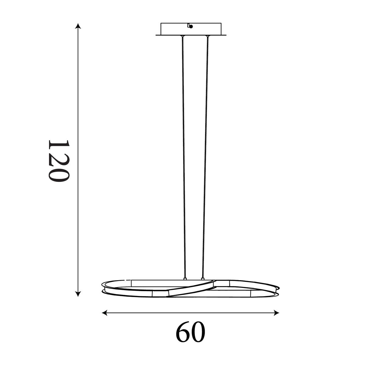 
Design LED Pendellampe "Doodle"