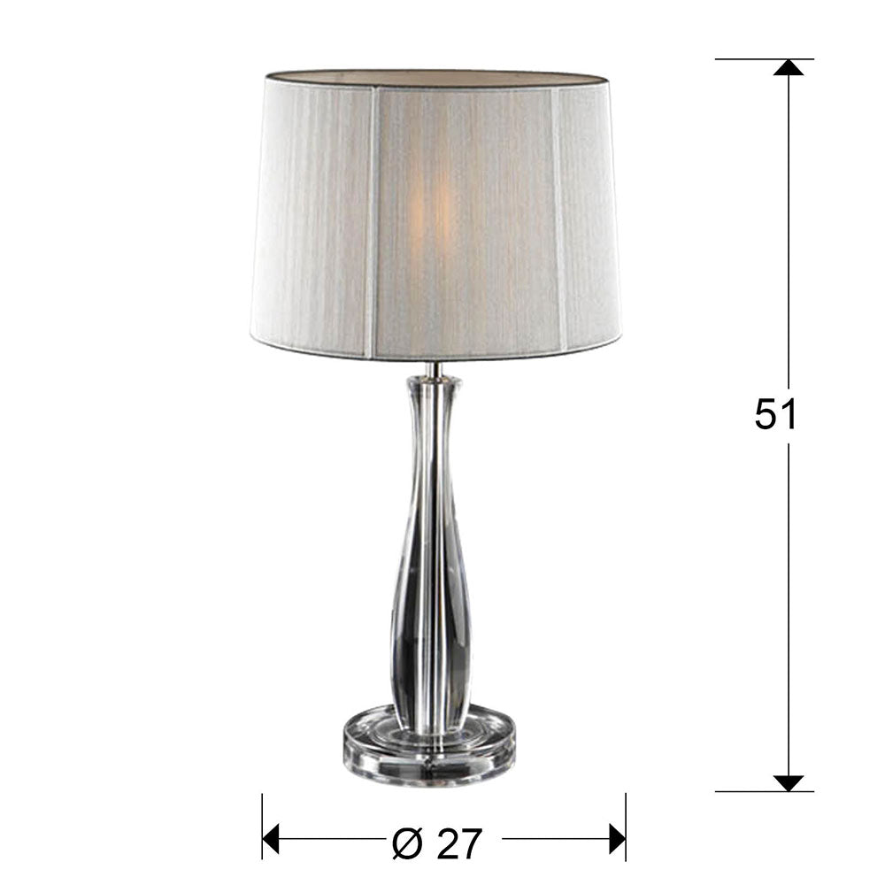 
Lampe de table design à LED à intensité variable « Lin »