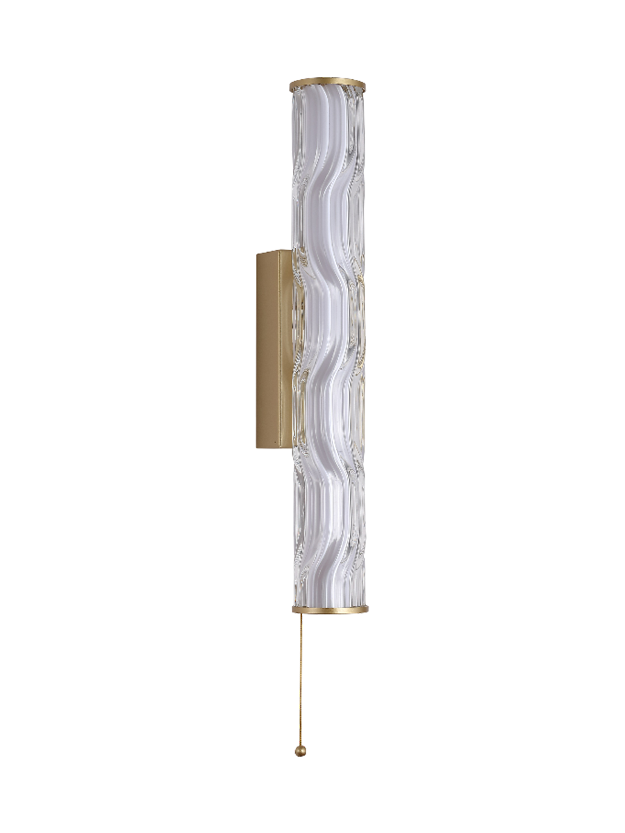 
Applique et luminaire de salle de bain LED design "Vibrate II" - Or