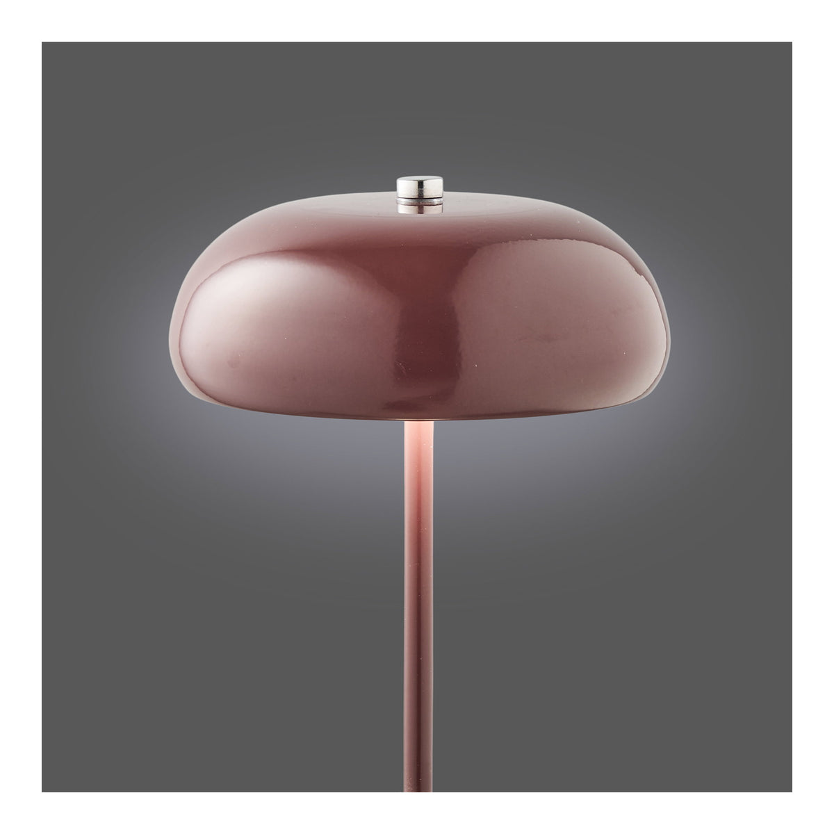 
Wiederaufladbare Design Tischlampe „Margarete“ - Bordeaux