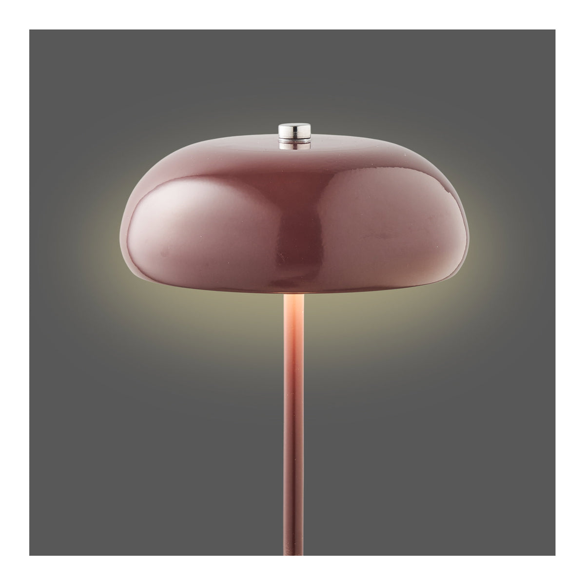 
Wiederaufladbare Design Tischlampe „Margarete“ - Bordeaux