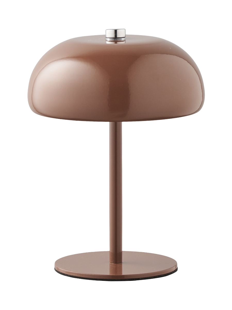 
Lampada da tavolo di design ricaricabile «Margarete» - Braun