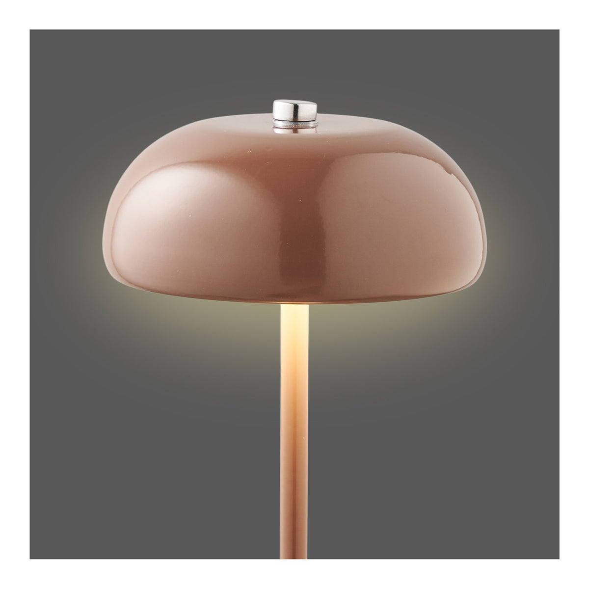 
Lampada da tavolo di design ricaricabile «Margarete» - Braun