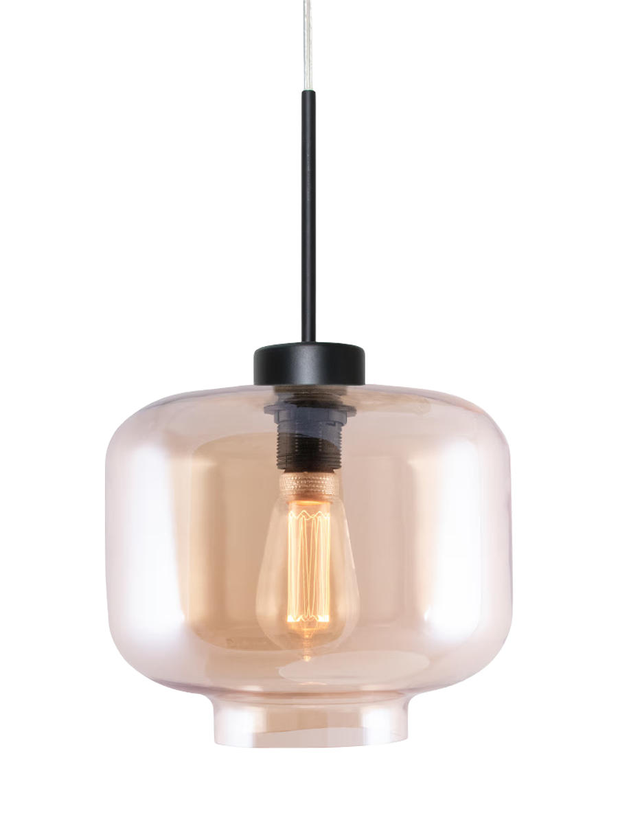 
Design Pendellampe „Ritz“ Ø 25 cm - Amber