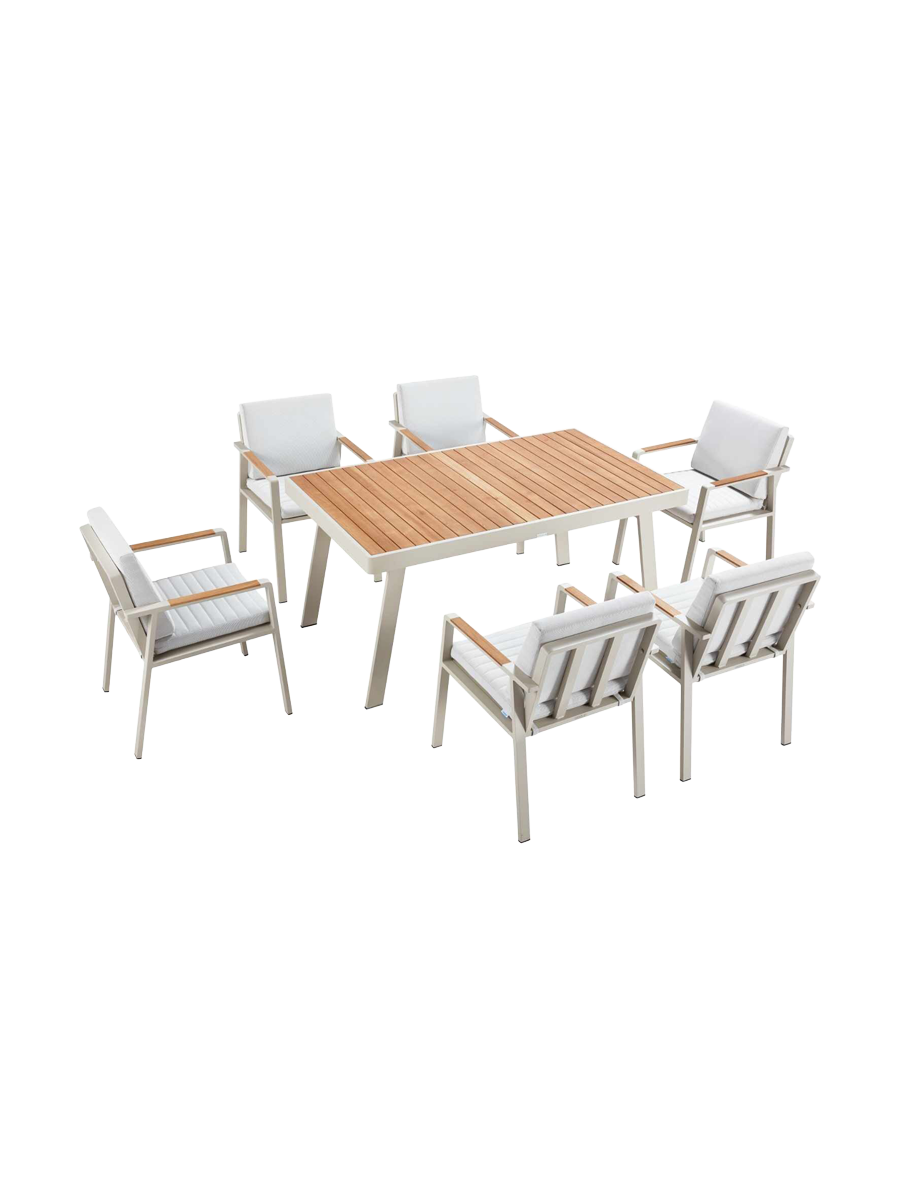 
Premium Outdoor Dining Set "Nofi" 6+1