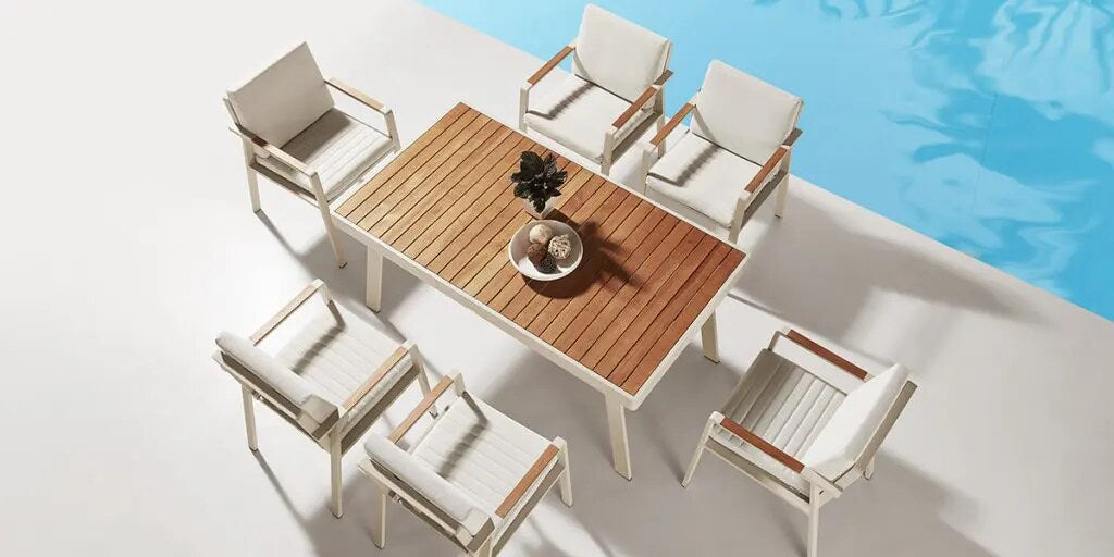 
Premium Outdoor Dining Set "Nofi" 6+1