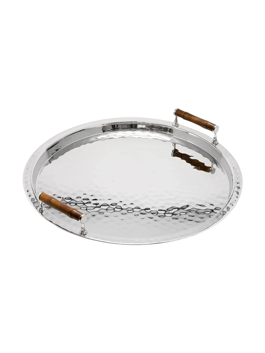 
Large Premium Serving Tray "Hugo" - Nickel-Plated Stainless Steel