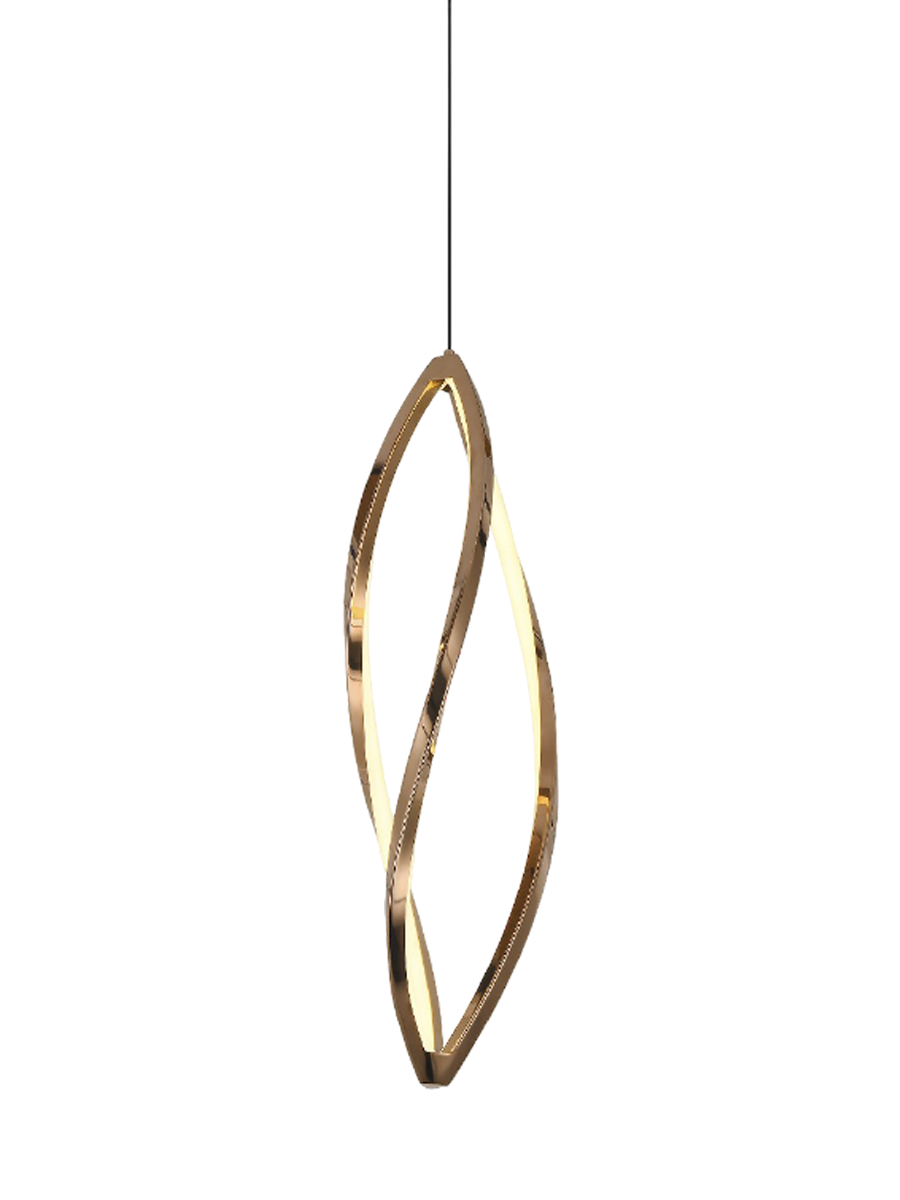 
Lampe suspendue LED design à intensité variable « Adele » avec télécommande - Ø 22 x 118 cm