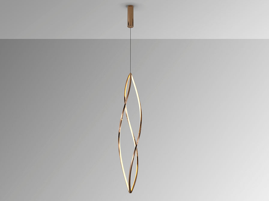 
Lampe suspendue LED design à intensité variable « Adele » avec télécommande - Ø 22 x 118 cm