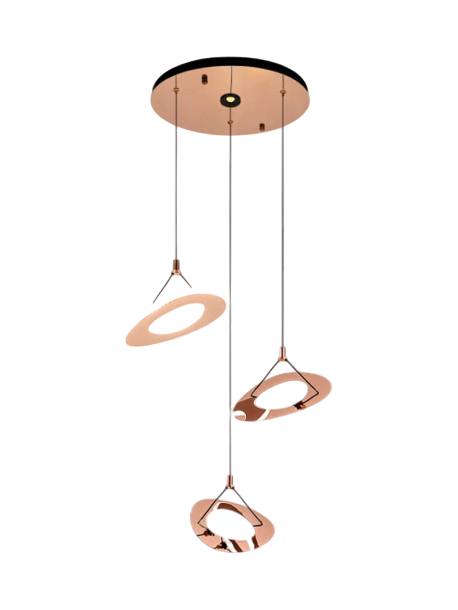 
LED Design Pendant Light “Mirena,” 3-Light