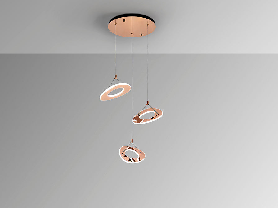 
Lampada a sospensione LED di design „Mirena“, a 3 luci