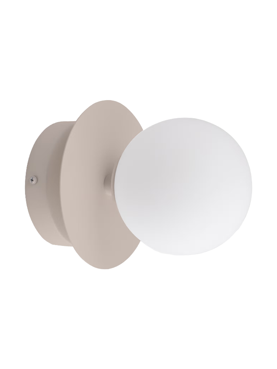 
Design Wand- und Deckenlampe „Art Deco“ - Weiss/Beige