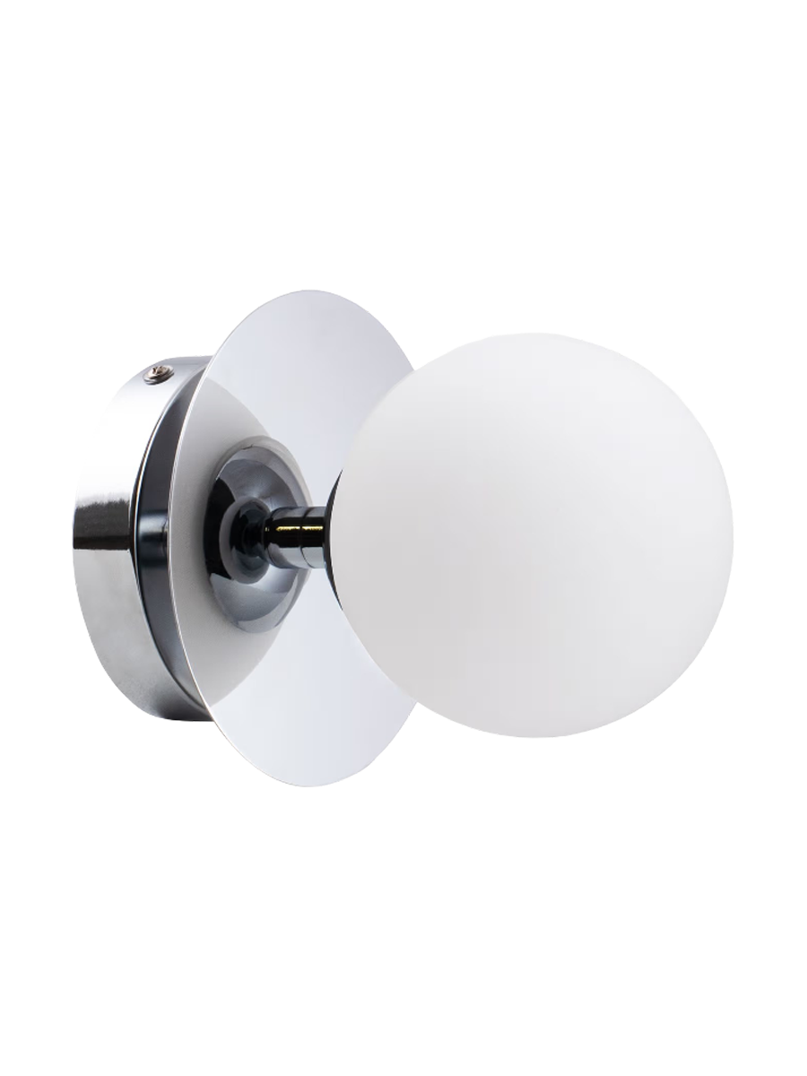 
Design Wand- und Deckenlampe „Art Deco“ - Weiss/Silber
