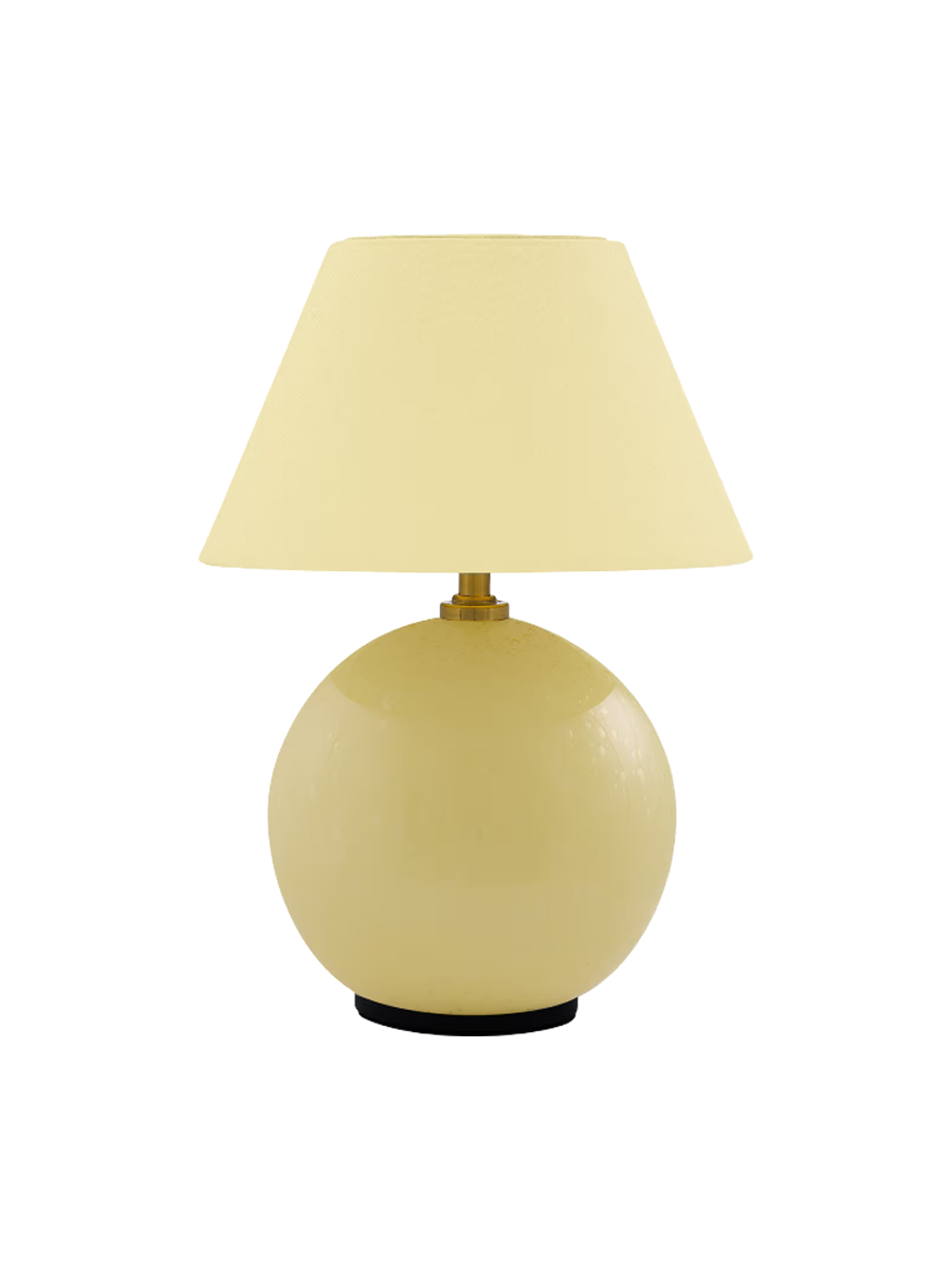 
Tragbare LED Design Tischlampe „Iris 16“ - Gelb