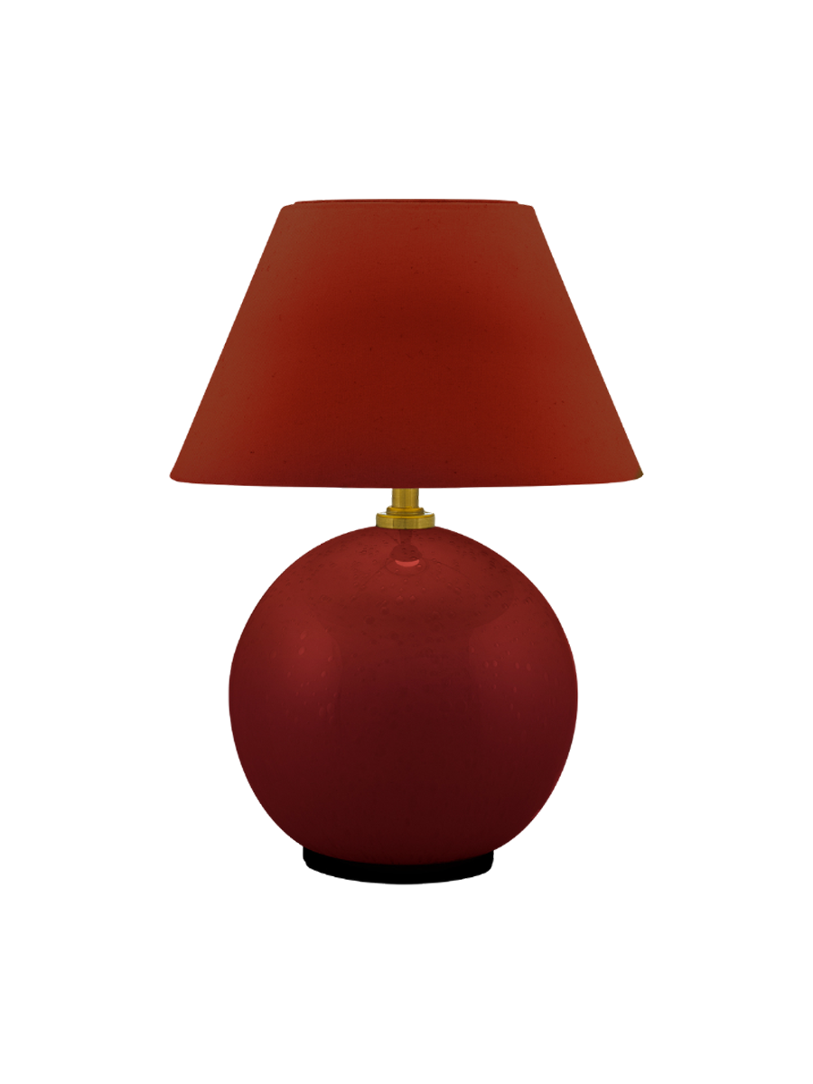 
Tragbare LED Design Tischlampe „Iris 16“ - Burgundy