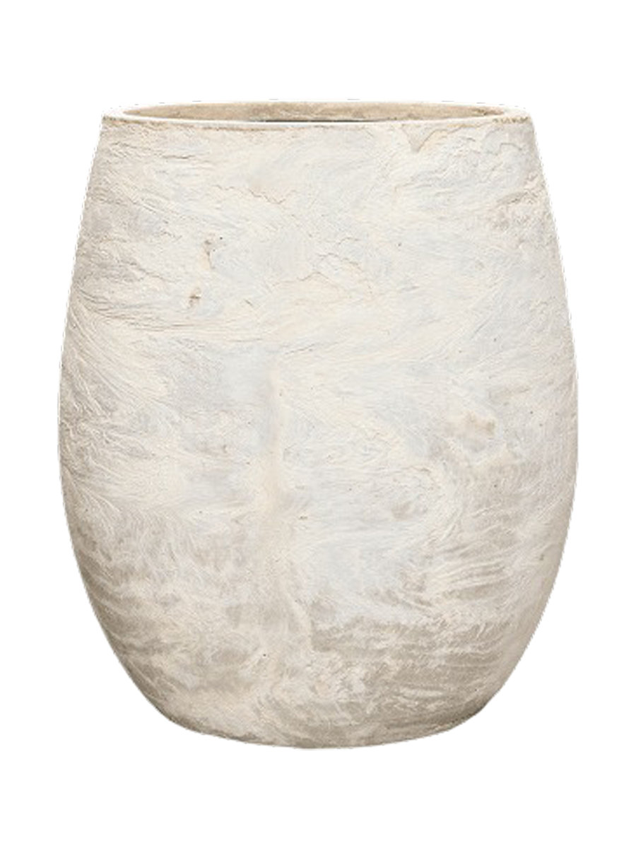 
Hochwertiger In- & Outdoor Blumentopf „Alger Balloon“, verschiedene Grössen - Weiss / Ø 65 x Höhe 75 cm