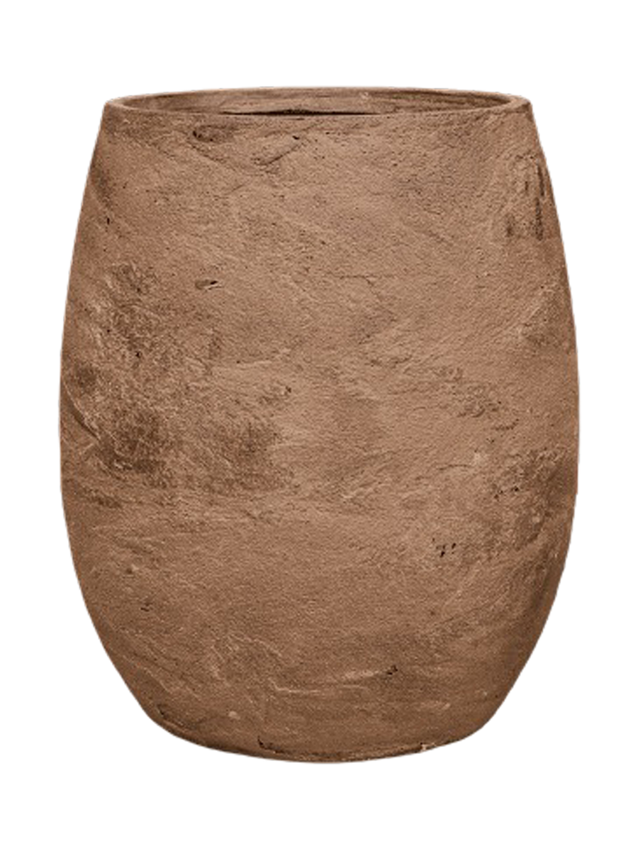 
Hochwertiger In- & Outdoor Blumentopf „Alger Balloon“, verschiedene Grössen - Braun / Ø 45 x Höhe 54 cm