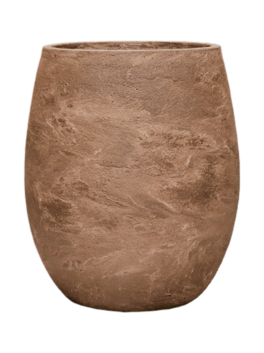 
Hochwertiger In- & Outdoor Blumentopf „Alger Balloon“, verschiedene Grössen - Braun / Ø 65 x Höhe 75 cm
