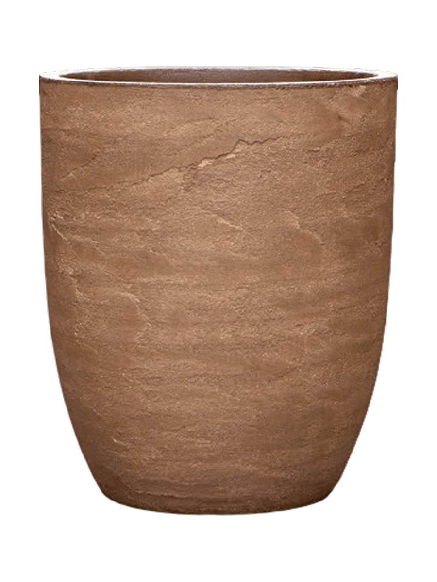 
Hochwertiger In- & Outdoor Blumentopf „Alger Partner“, verschiedene Grössen - Braun / Ø 55 x Höhe 65 cm