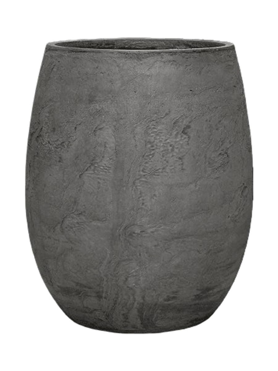 
Hochwertiger In- & Outdoor Blumentopf „Alger Balloon“, verschiedene Grössen - Dunkelgrau / Ø 45 x Höhe 54 cm