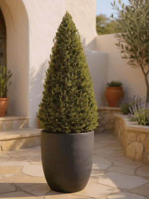 
Hochwertiger In- & Outdoor Blumentopf „Alger Partner“, verschiedene Grössen - Dunkelgrau / Ø 55 x Höhe 65 cm