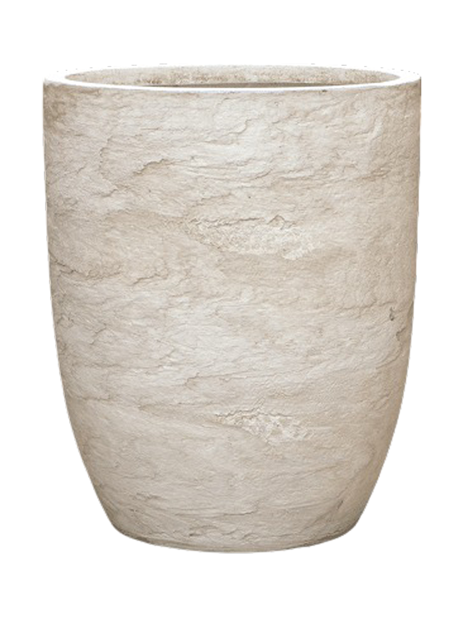 
Hochwertiger In- & Outdoor Blumentopf „Alger Partner“, verschiedene Grössen - Weiss / Ø 55 x Höhe 65 cm