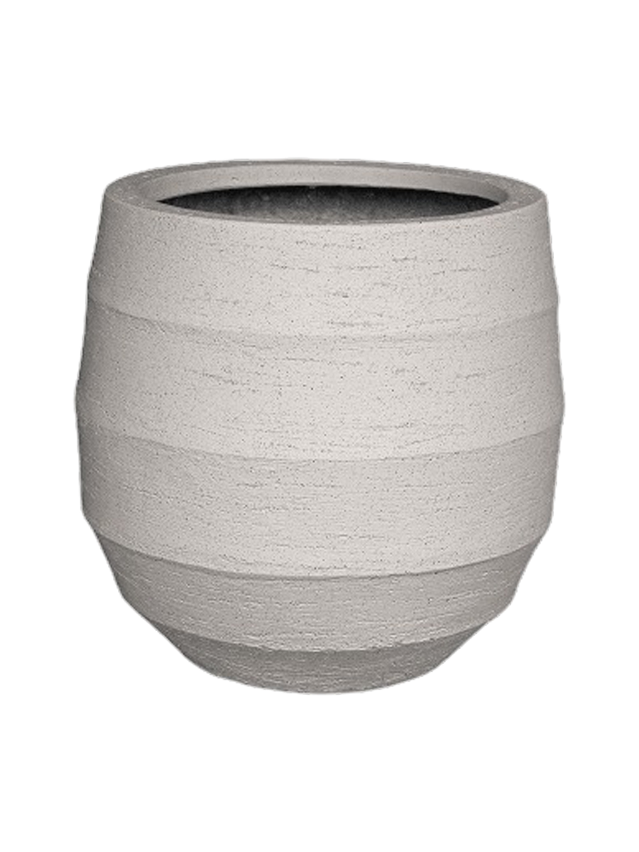 
Pot à fleurs intérieur et extérieur de qualité « Bordo Balloon », diverses tailles - Ø 70 x H 70 cm / Sable
