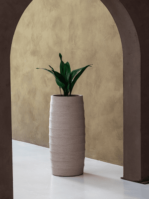 
High-quality indoor & outdoor flower pot "Bordo Modern Vase", various sizes - Ø 55 x height 110 cm / Sand