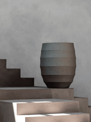 
Pot à fleurs intérieur et extérieur de qualité « Bordo Balloon », diverses tailles - Ø 50 x hauteur 40 cm / Gris