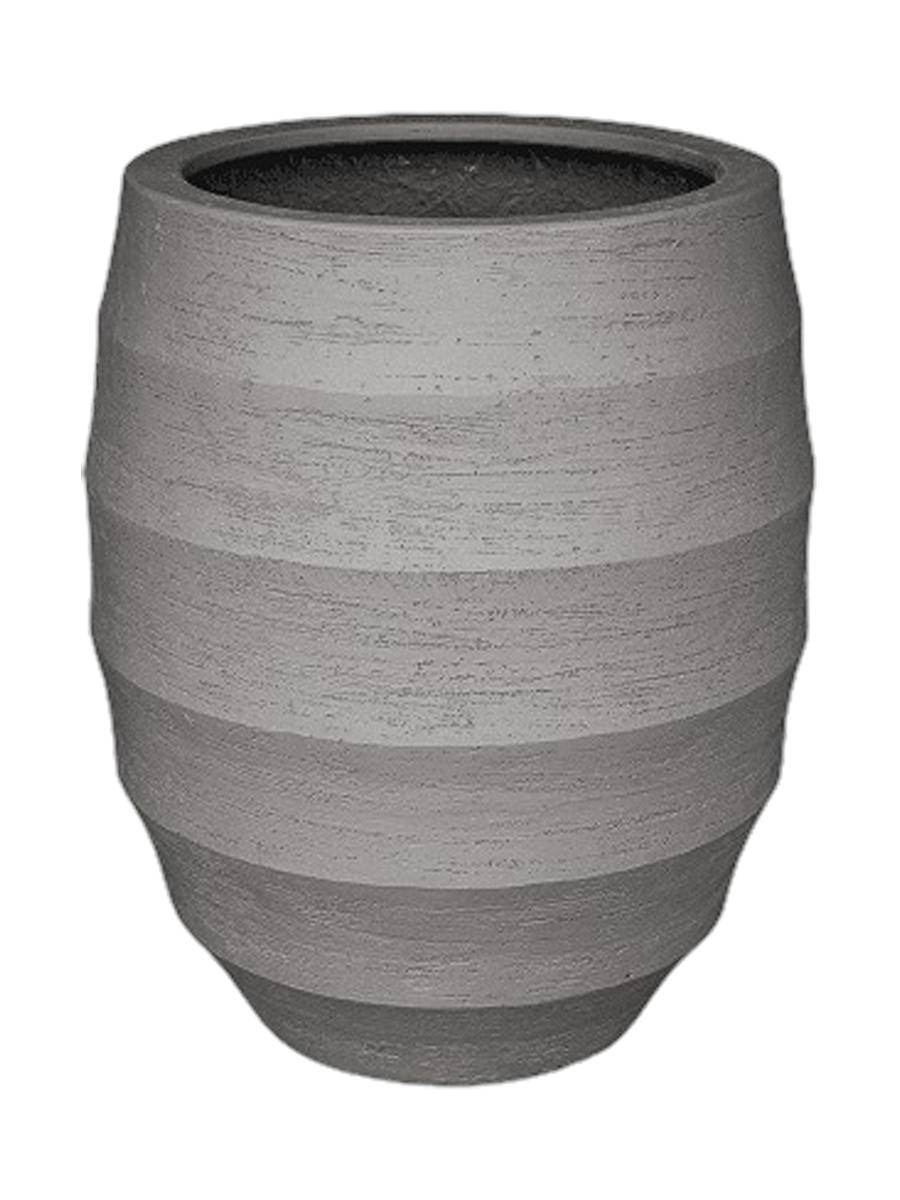 
Pot à fleurs intérieur et extérieur de qualité « Bordo Balloon », diverses tailles - Ø 55 x Hauteur 68 cm / Gris