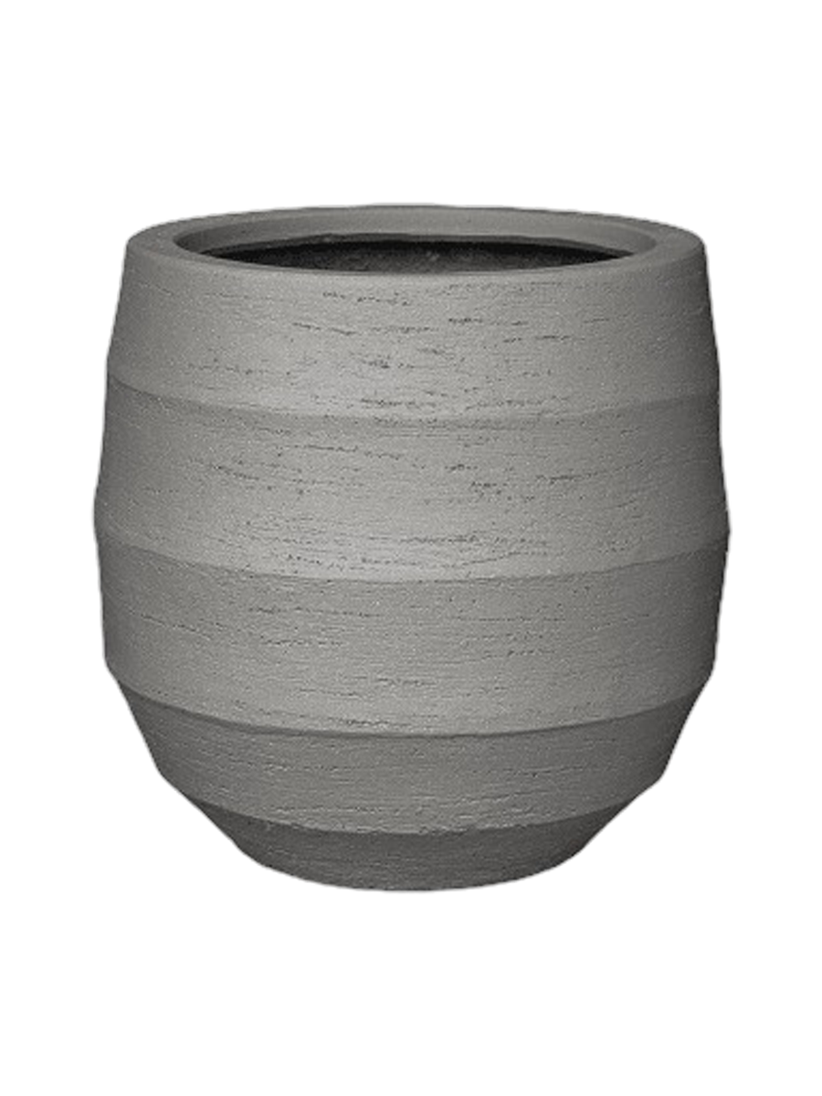 
Pot à fleurs intérieur et extérieur de qualité « Bordo Balloon », diverses tailles - Ø 70 x H 70 cm / Gris