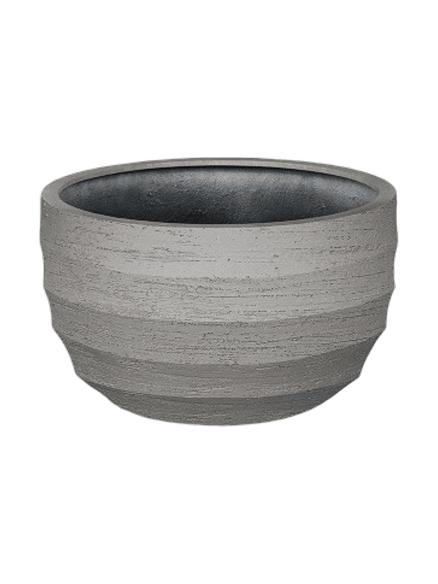 
High-quality indoor & outdoor plant pot "Bordo New Egg", various sizes - Ø 80 x height 47 cm / Grey