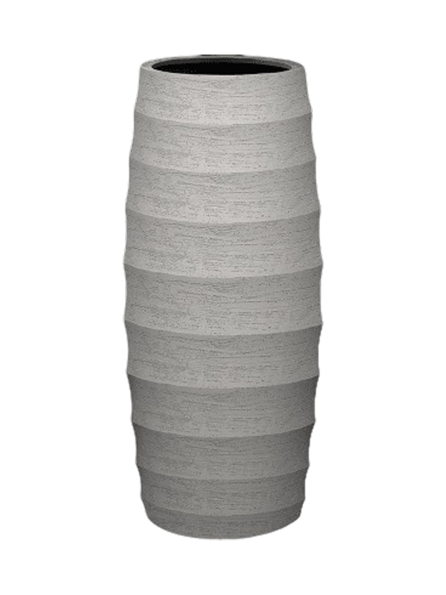 
High-quality indoor & outdoor flower pot "Bordo Modern Vase", various sizes - Ø 40 x H 90 cm / Grey