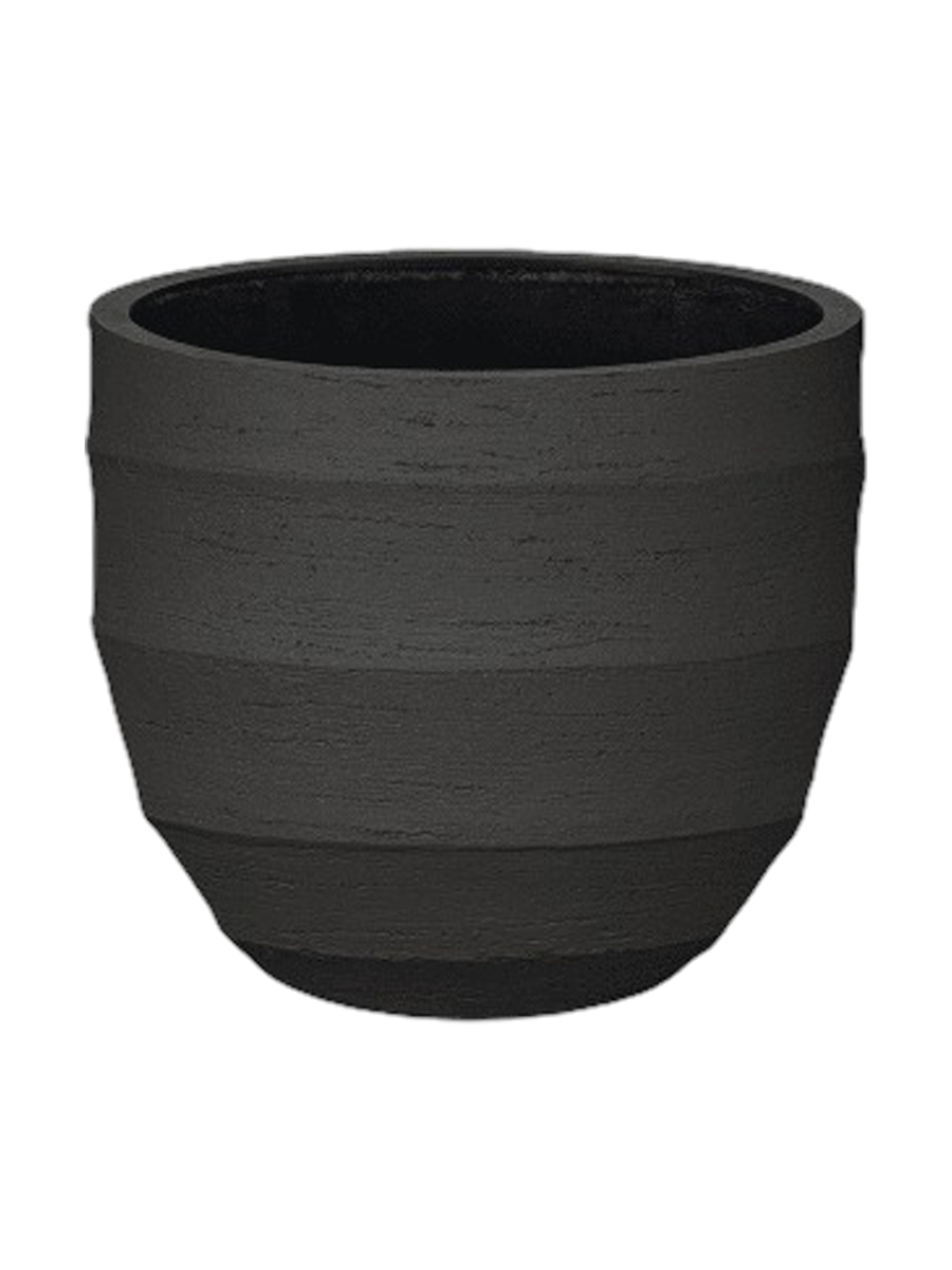 
High-quality indoor & outdoor plant pot "Bordo New Egg", various sizes - Ø 55 x Height 46 cm / Dark brown