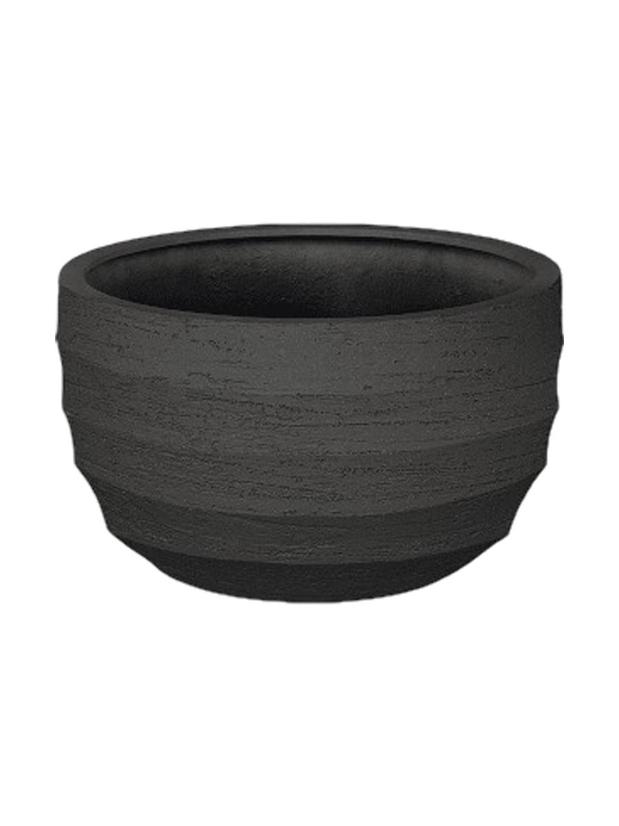 
High-quality indoor & outdoor plant pot "Bordo New Egg", various sizes - Ø 80 x height 47 cm / Dark brown