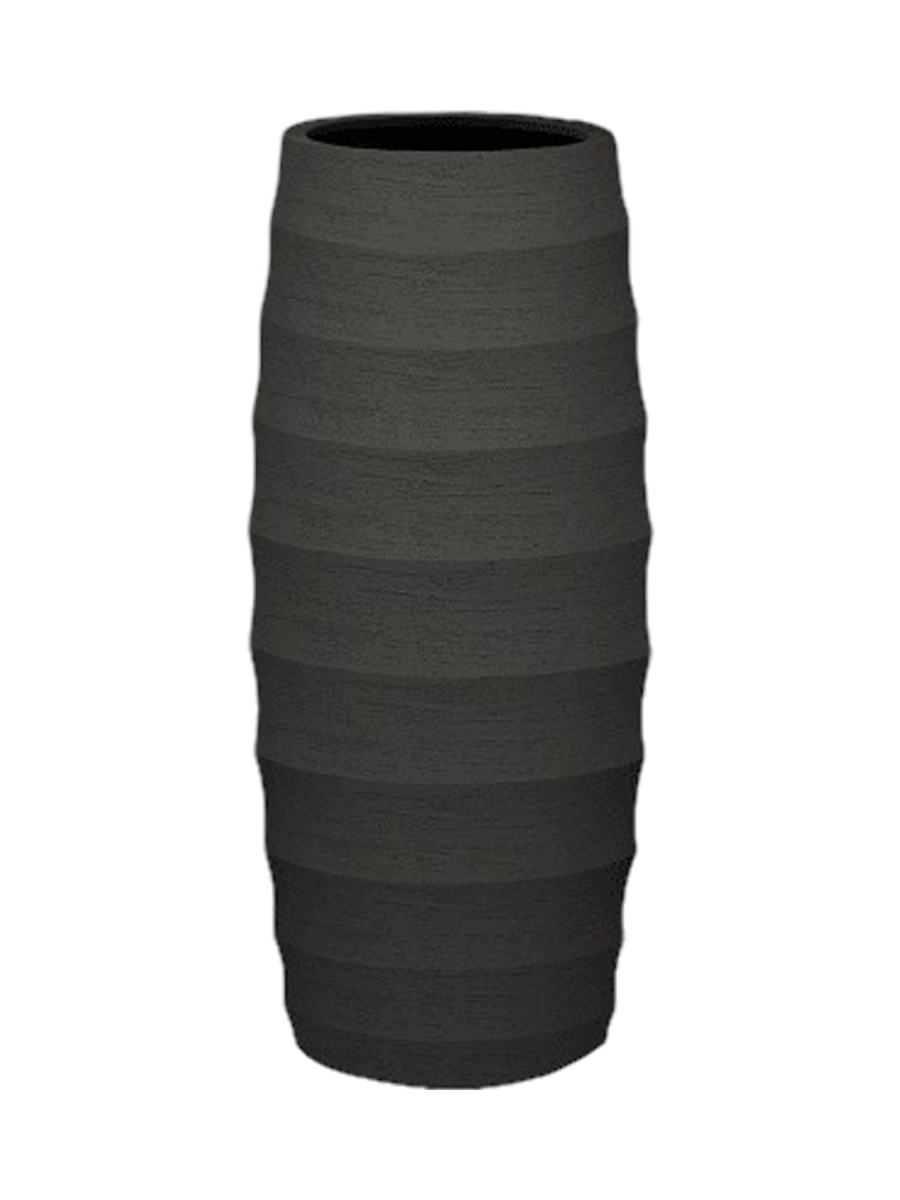 
High-quality indoor & outdoor flower pot "Bordo Modern Vase", various sizes - Ø 40 x H 90 cm / Dark brown