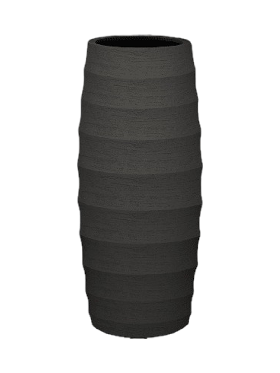 
High-quality indoor & outdoor flower pot "Bordo Modern Vase", various sizes - Ø 55 x height 110 cm / Dark brown
