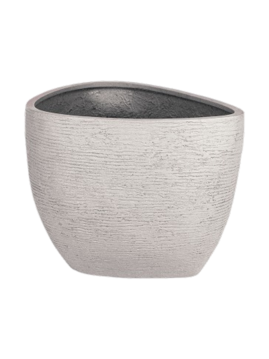 
Pot de fleurs "Ruvido Organic" de haute qualité pour l'intérieur et l'extérieur, différentes tailles - Ø 67 x hauteur 50 cm / Sable